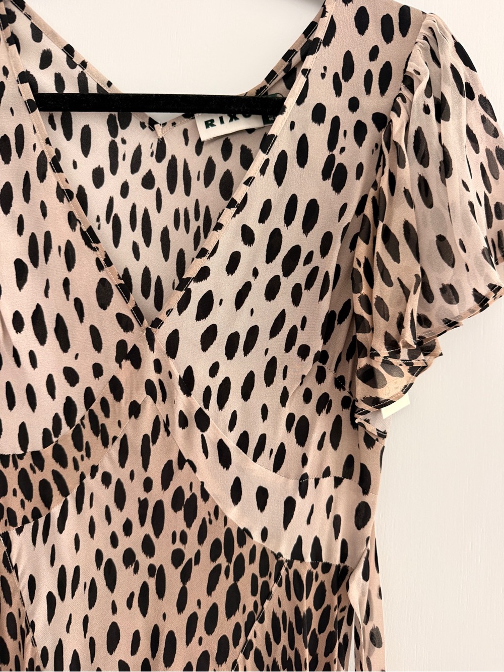 RIXO Evie silk dress BNWT XS - Picture 3 of 4